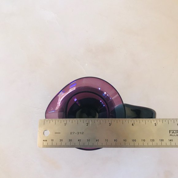 Vintage Collectible Purple Glass Pitcher / Carafe - Picture 6 of 7